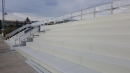 poliurea a spruzzo per rivestimento tribune stadio loc. Garda -Vr-